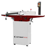 Strugarko wyrówniarka Optimat z wałem spiralnym 230V (szerokość robocza: 152 mm, wymiary stołu roboczego: 1210x185 mm, moc: 1100 W) 44383010