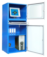 Metalowa szafa na komputer (wymiary: 1600x700x550 mm) 00853827