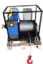 Treton Elektryczna wciągarka linowa z ramką (siła uciągu: 850 kg, długość liny: 30m, moc: 3kW 400V) 28872832