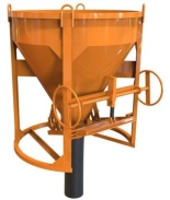 Pojemnik do betonu STAPROT z wylewem prostym + rękaw 2 m, obejma, 0.5–2.0 m³