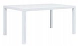 Stól ogrodowy plastikowy biały na taras do ogrodu (wymiary: 150 x 90 x 72 cm) 22778045