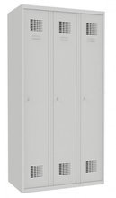 Metalowa szafa ubraniowa, kolor: RAL7035 (jasnoszary) (wymiary: 1800x900x500 mm) 09276674