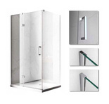 Kabina prysznicowa 120x90 szkło uchylna 23178215