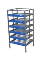 Regał rolkowy 6-półkowy odkładczy 16083238