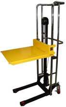 Wózek podnośnikowy masztowy ręczny (udźwig: 400 kg, wymiary platformy: 650x576 mm, wysokość podnoszenia min/max: 85-1500 mm) 13360488