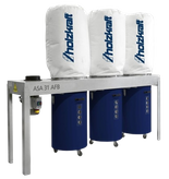 Urządzenie odciągowe Holzkraft z mobilnymi kontenerami na wióry (silnik: 2,2kW 400V, wydajność: 1300 m3/h) 32269458