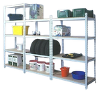 Regał magazynowy, 5 półek (wymiary: 2500x1200x600 mm, nośność półki: 300 kg) 43364861