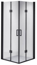 Kabina prysznicowa kwadratowa 80x80 cm Czarna 23181733