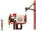 Wciągarka elektryczna linowa budowlana 80kg/30m + sterownik z kablem 3m - do wyboru ramię robocze z masztem 08179951