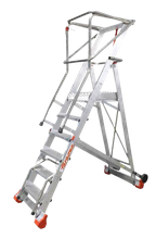 Drabina magazynowa jezdna FARAONE (wysokość robocza: 5,44m) 99675058