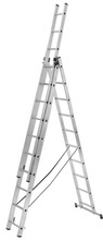 Drabina aluminiowa 3x7 na schody 150kg (wysokość robocza: 5,60m) 99674905