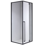 Kabina prysznicowa czarna kwadratowa 90x90 szkło 6mm 23178198