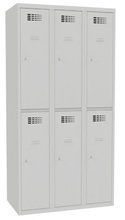 GOREK Metalowa szafa ubraniowa, kolor: RAL7035 (jasnoszary) (wymiary: 1800x900x500 mm) 09276673