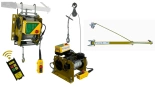 Wciągarka 500kg, 40m, pilot radiowy Wciągarka Budowlana TRETOS Military (TR-50040) + ramię do wciągarki TRETOS Military 300-600 kg (TR-60065)