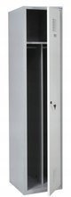 GOREK Szafka sojalna ubraniowa bhp przegroda podział, kolor: RAL7035 (jasnoszary) (wymiary: 1800x400x500 mm) 09276040