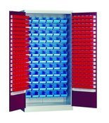 Szafa szafka warsztatowa z pojemnikami 72+80 sztuk (wymiary: 1990x1000x435 mm) 09276036