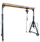 Wyciągarka mobilna z wózkiem i wyciągarka ręczną (udźwig: 2000 kg, wysokość całkowita: 3800mm, szerokość całkowita: 8000mm, wysokość podnoszenia: 3000mm) 50478483