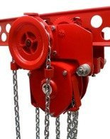 Wyciągarka łańcuchowa przejezdna (udźwig: 3,2 T, wysokość podnoszenia: 10m, zakres toru jezdnego: 220 mm) 95877702
