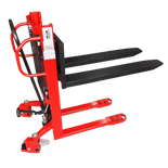 Wózek paletowy masztowy z szybką pompą, niski (udźwig: 1000 kg, wysokość podnoszenia: 0,8m, długość wideł: 1150 mm) 00077147