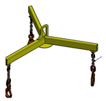 Trawers trójramienny miproBeam (udźwig: 12 T, średnica: 2,01/ 2,6/3,26/3,71m) 33982502