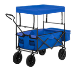 Wózek ogrodowy składany Uniprodo - 100 kg - niebieski 45675954